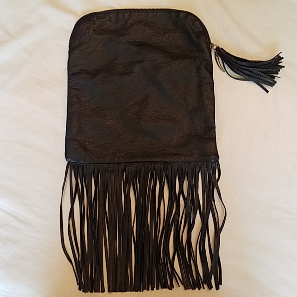 Volcom Leather Janis Clutch Bag